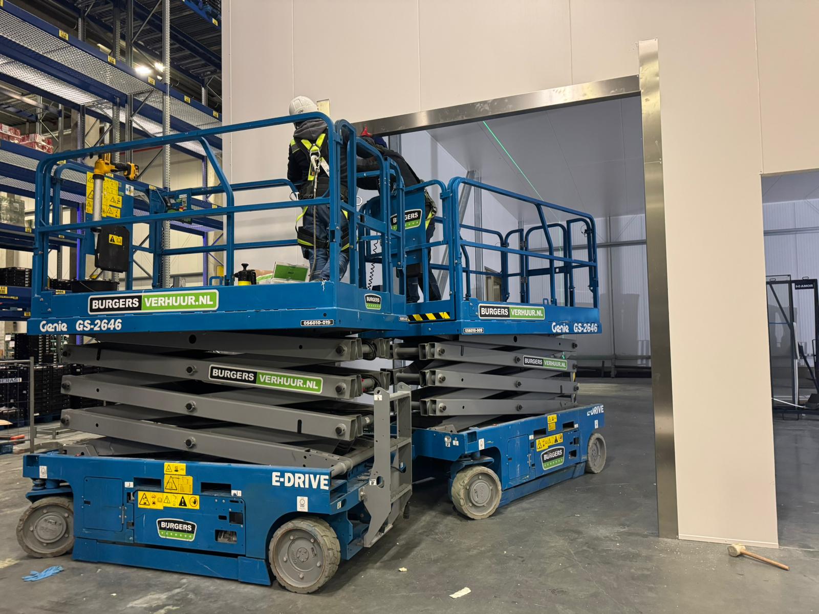 Werken vanaf hoogwerkers